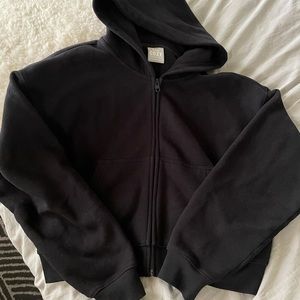 TNA Cozy Fleece Crop (S)